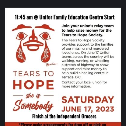 Tears to Hope march